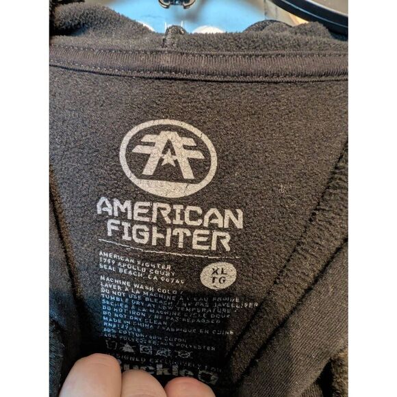 American Fighter pullover Hoodie xl - Picture 3 of 3